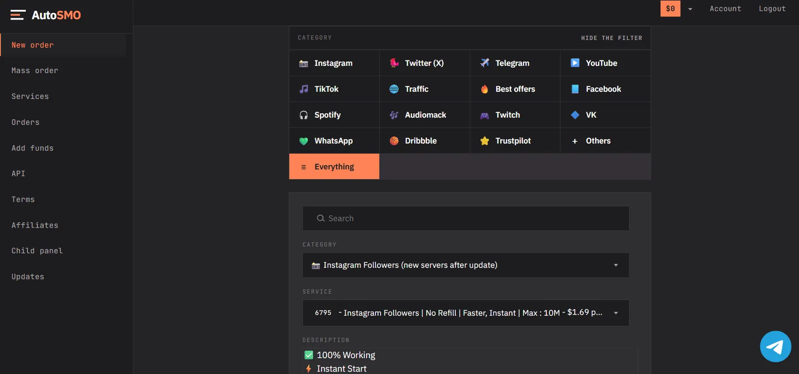 AutoSMO Interface