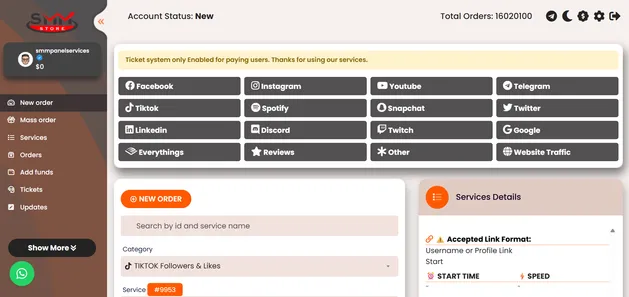 SMMStore screenshot
